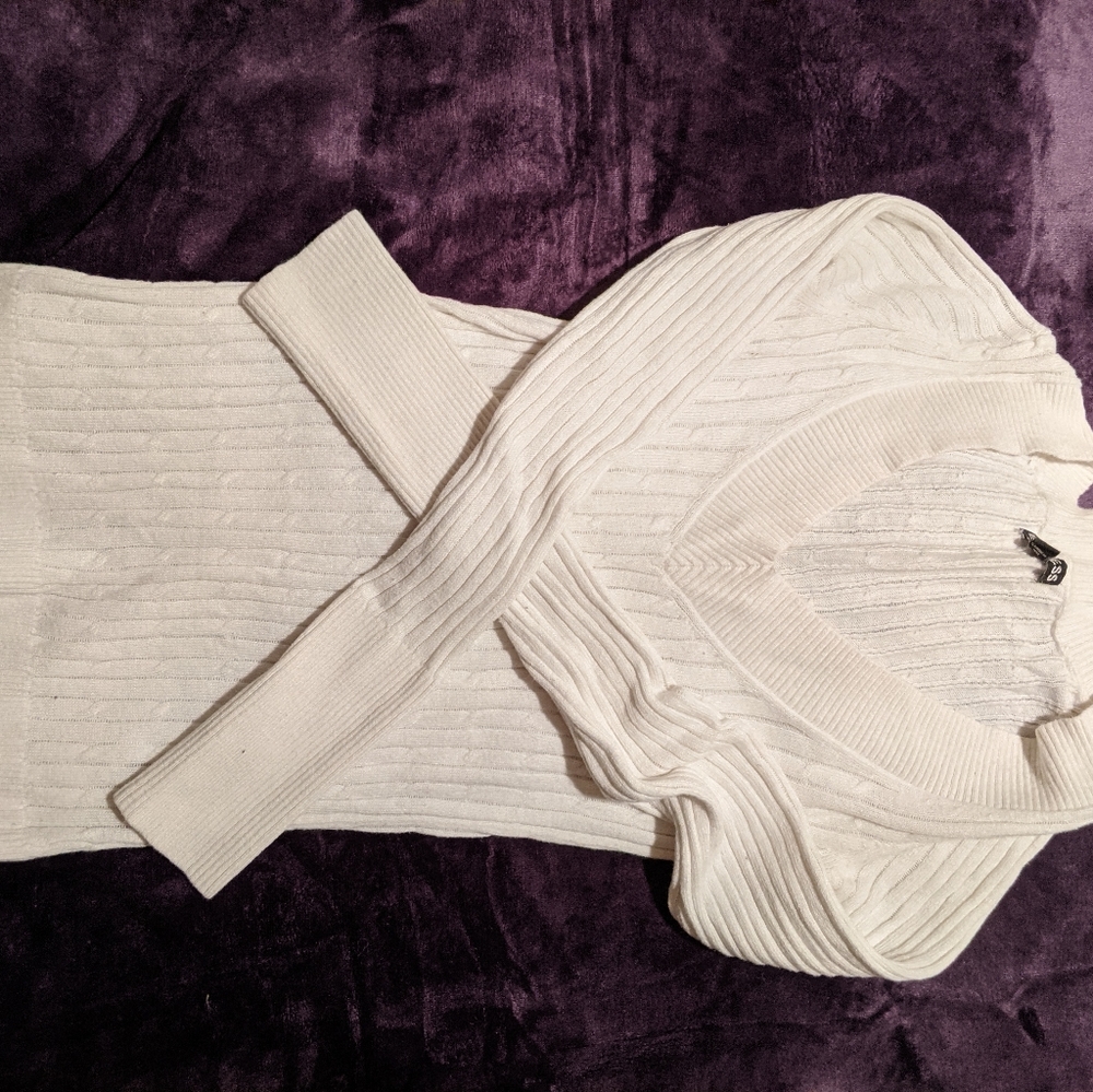 Express Deep V Neck Sweater